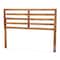 Baxton Studio Akemi Modern and Contemporary Ash Walnut Finished Wood Full Size Headboard 182-11105-Zoro - alternate 1